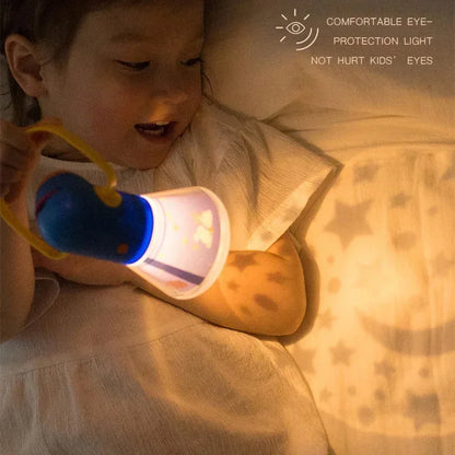Multifunctional Children's Story Projector, Early Education Story Machine and Sleeping Lamp
