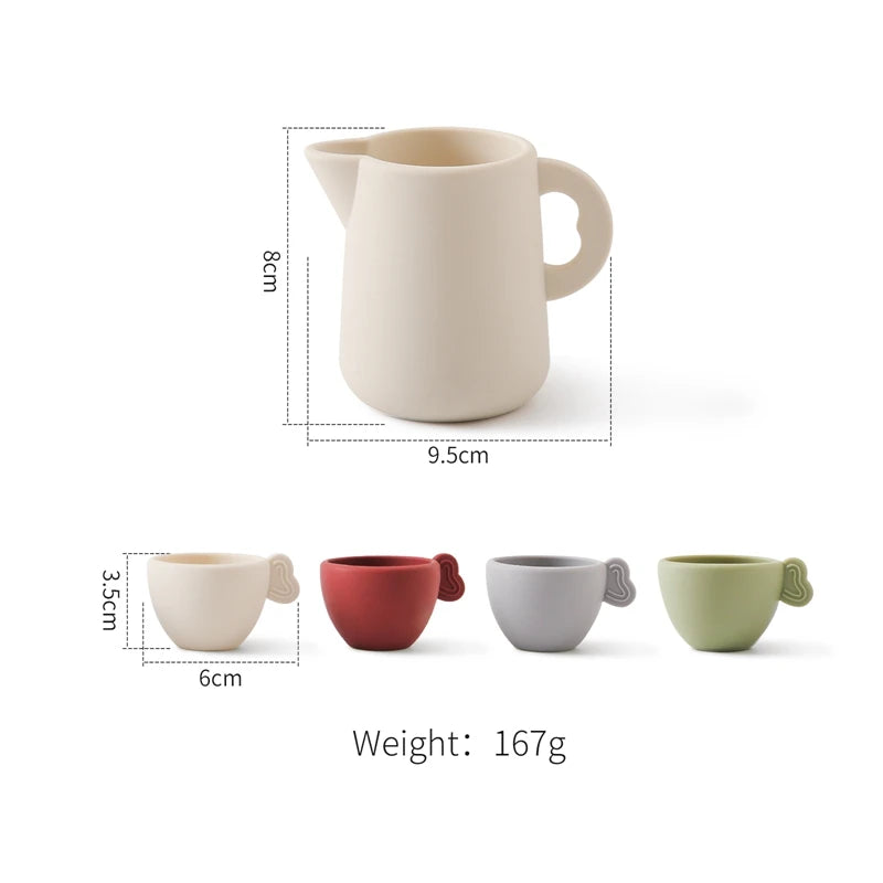 Kids Wooden Montessori Toys Afternoon Tea Set - LittleOzKid