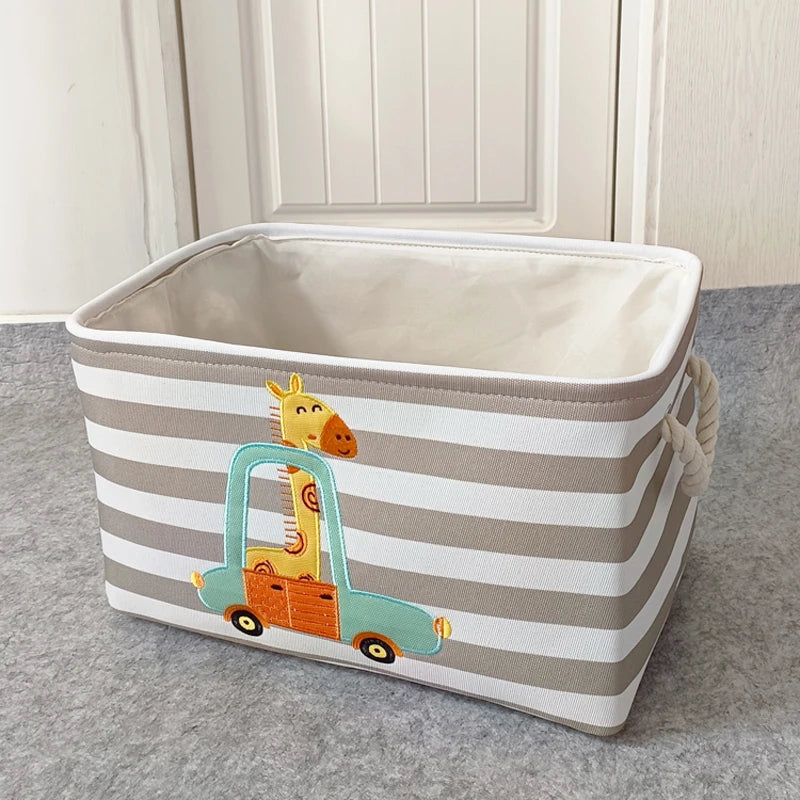 Foldable Large Kids Toys Storage, Laundry Basket, Toy Organiser