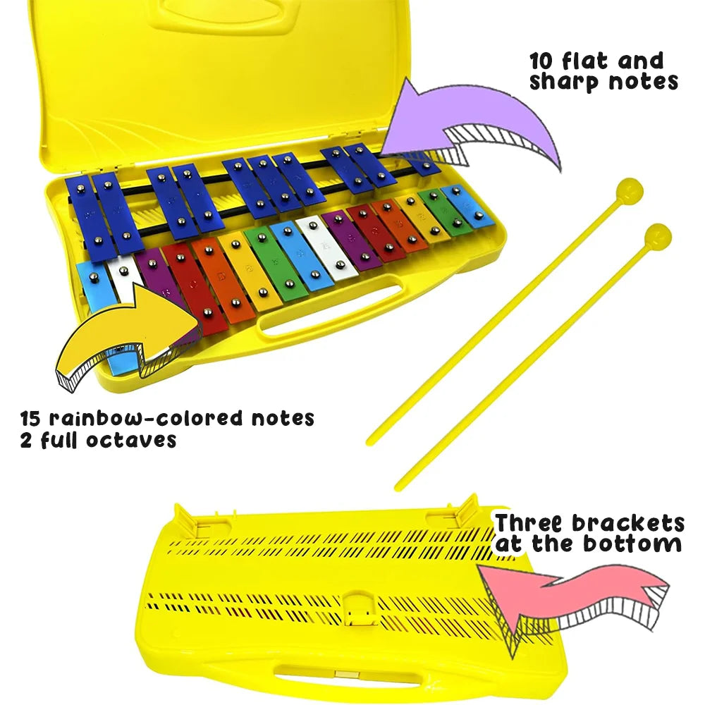 High Quality Professional Xylophone Instrument For Kids, Musical Educational Piano Playing Toy
