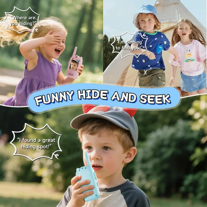 Kids’ Rechargeable Video Walkie‑Talkies 2‑Pack with Intercom