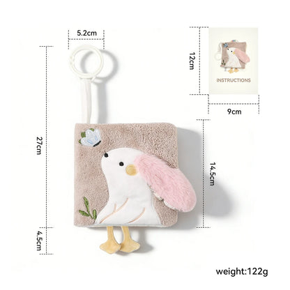 3D Montessori Sensory Cloth Book with Teether (0-36m)