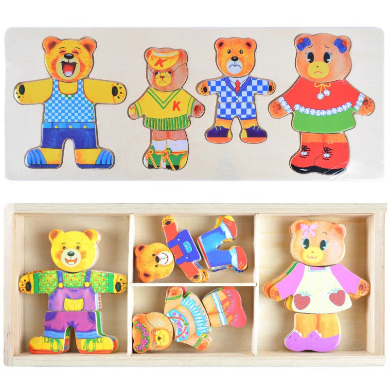 Montessori Changing Clothes Board - LittleOzKid