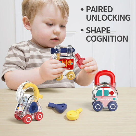 Montessori Learning Keys & Lock Set for Early Skill Development for Babies and Toddlers