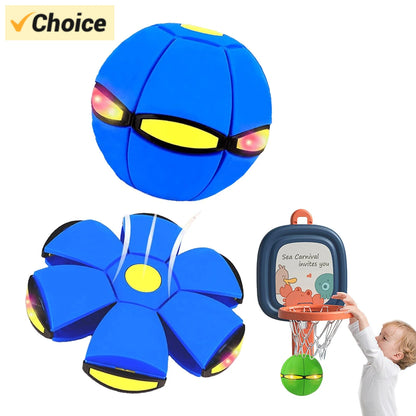 UFO Stomp Rocket Launcher & Flying Saucer Hop Ball – Outdoor Kids Toy