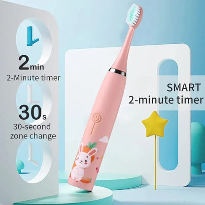 Electric Toothbrush for Children Aged 3 to 15 Professional Tooth Care Waterproof