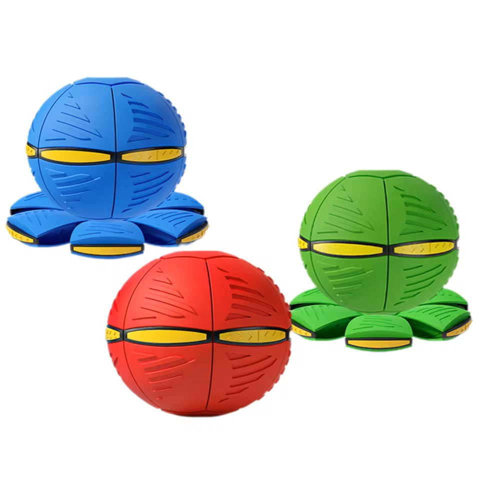 Magic LED Flying Saucer Hop Ball - Outdoor Sports Fitness Game for Kids