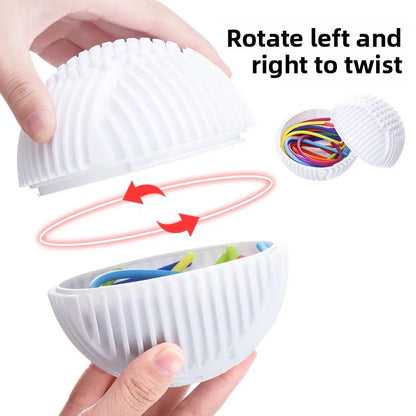 Sensory Activity Ball, Relaxing Stress Colored Silicone Rod Travel Toy for Kids