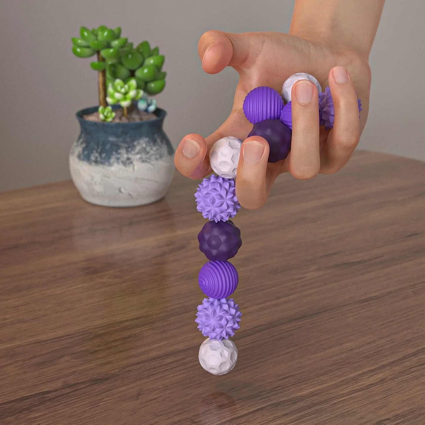 Silicone Magnetic Sensory Balls, Stress Relief Sensory Toy for Adult and Kids