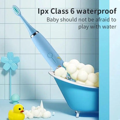Electric Toothbrush for Children Aged 3 to 15 Professional Tooth Care Waterproof