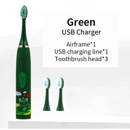Electric Toothbrush for Children Aged 3 to 15 Professional Tooth Care Waterproof