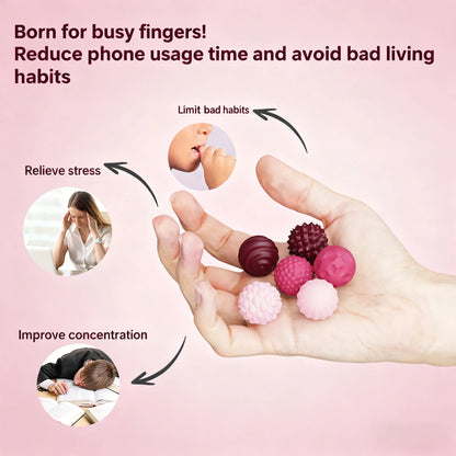 Silicone Magnetic Sensory Balls, Stress Relief Sensory Toy for Adult and Kids