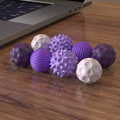 Silicone Magnetic Sensory Balls, Stress Relief Sensory Toy for Adult and Kids
