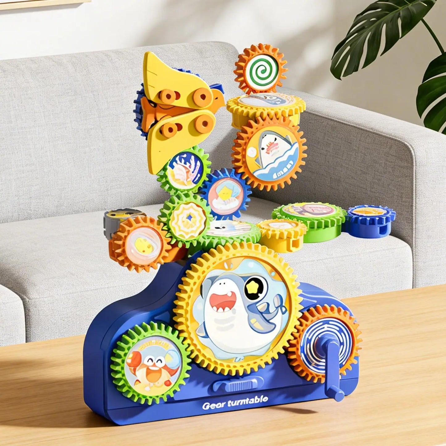 Kids STEM Electric Gears Building Blocks Set Toy – Educational Construction Game