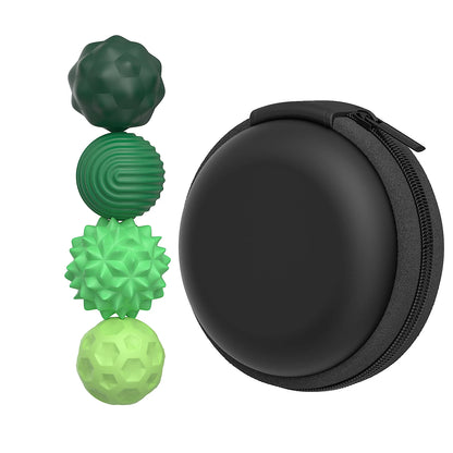 4 Pcs Silicone Magnetic Sensory Balls, Stress Relief Sensory Toy for Adult and Kids