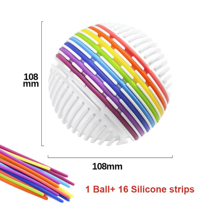 Sensory Activity Ball, Relaxing Stress Colored Silicone Rod Travel Toy for Kids