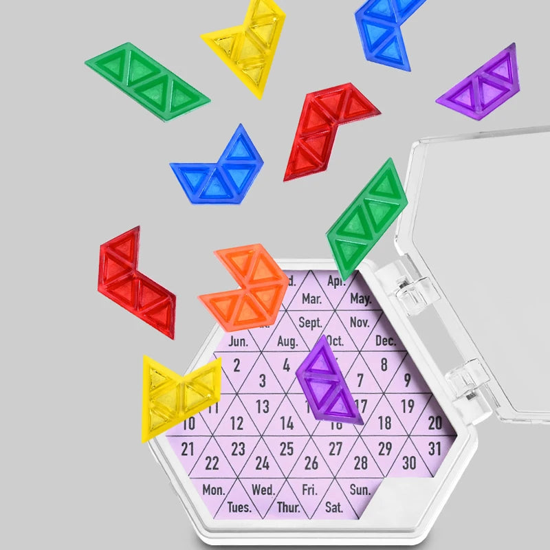 Montessori 3D Tangram Jigsaw Thinking Board Game Puzzle