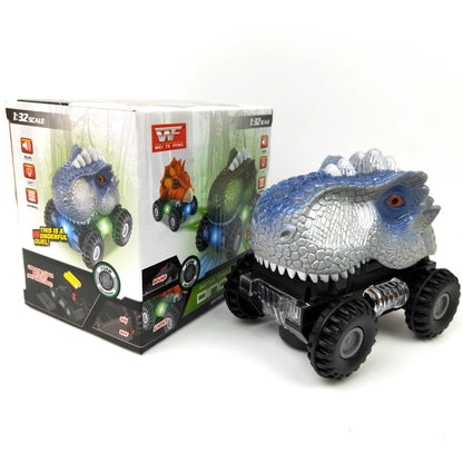 Electric Dinosaur Toy Car for Kids, T_Rex Car