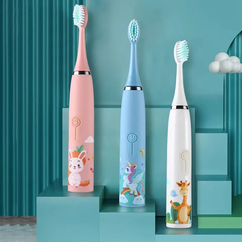 Electric Toothbrush for Children Aged 3 to 15 Professional Tooth Care Waterproof