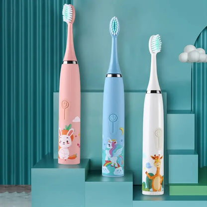 Electric Toothbrush for Children Aged 3 to 15 Professional Tooth Care Waterproof