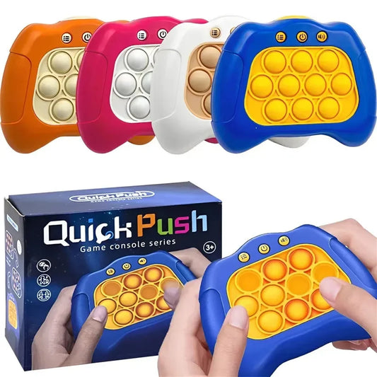 Electronic Push Pop‑Up Light‑Up Bubble Game, The Next Level of Sensory Fun