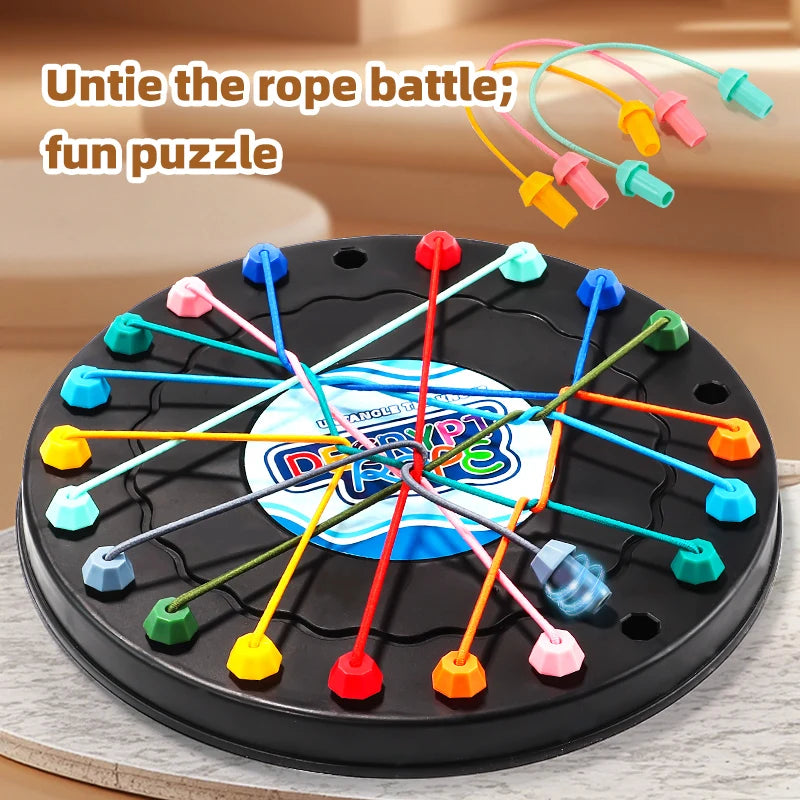 Twisted Rope Knots Untangle Stack Puzzle