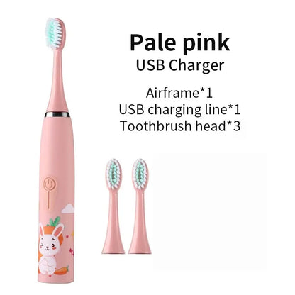 Electric Toothbrush for Children Aged 3 to 15 Professional Tooth Care Waterproof