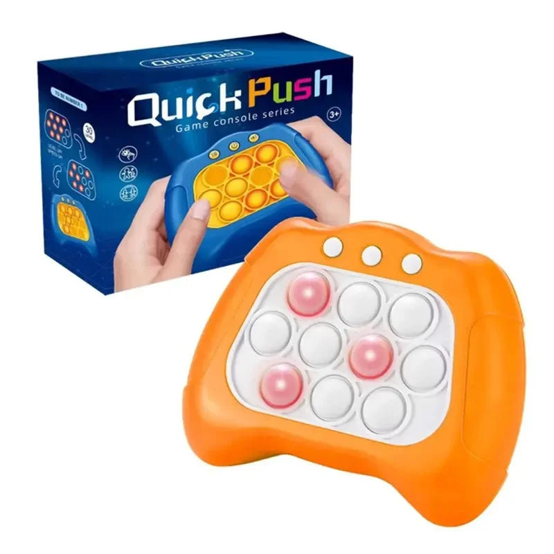 Electronic Push Pop‑Up Light‑Up Bubble Game, The Next Level of Sensory Fun