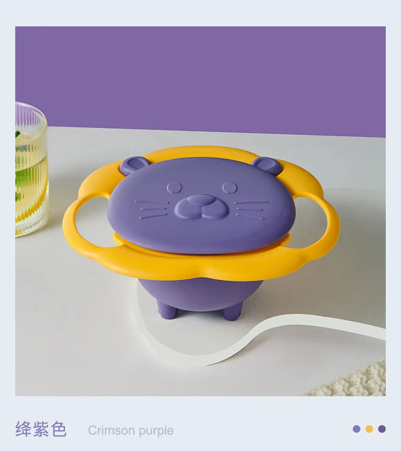 Baby Gyro 360 degree rotatable baby feeding bowl