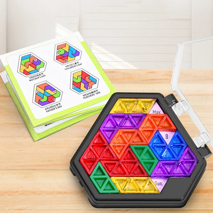 Montessori 3D Tangram Jigsaw Thinking Board Game Puzzle