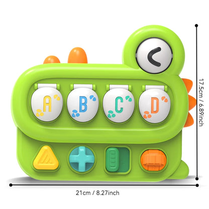 Dinosaur Pop Up Toy for Toddlers, Interactive Sensory & Cause and Effect Baby Toy