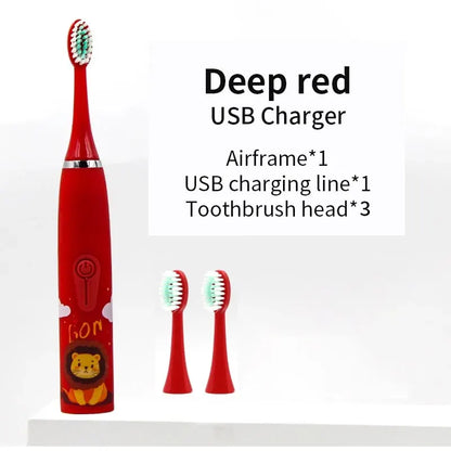 Electric Toothbrush for Children Aged 3 to 15 Professional Tooth Care Waterproof