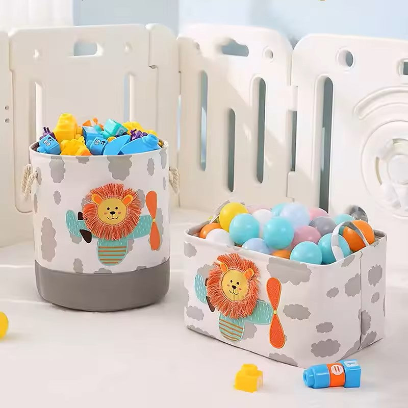 Foldable Large Kids Toys Storage, Laundry Basket, Toy Organiser
