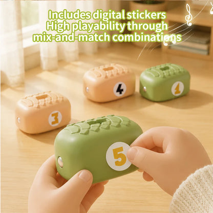 Electric Remote Control Magnetic Snake Car Greedy Bean Chasing Game Toy