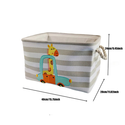Foldable Large Kids Toys Storage, Laundry Basket, Toy Organiser