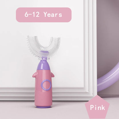 U-shaped Silicone Toothbrush for Children 1-12 Years