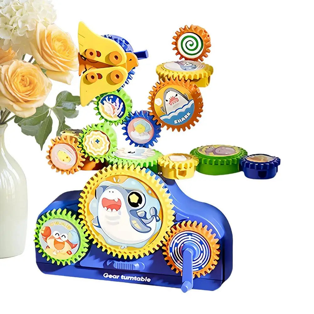 Kids STEM Electric Gears Building Blocks Set Toy – Educational Construction Game