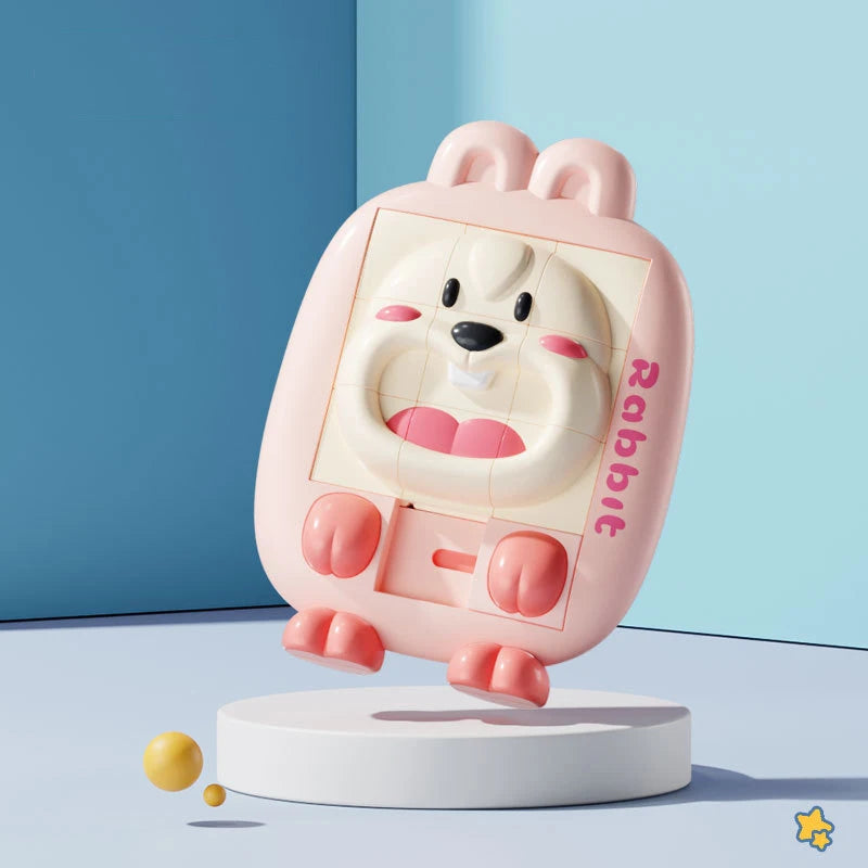 3D Sliding Puzzle Animal Game, Travel Toy