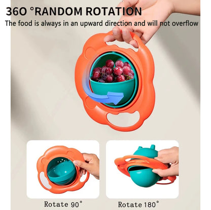Baby Gyro 360 degree rotatable baby feeding bowl