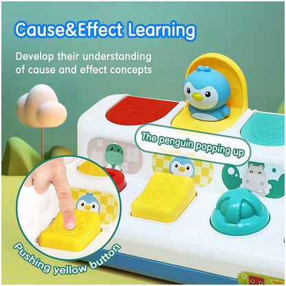 PopUp Toy Baby Interactive Pop-up Switch Box Animal Toys