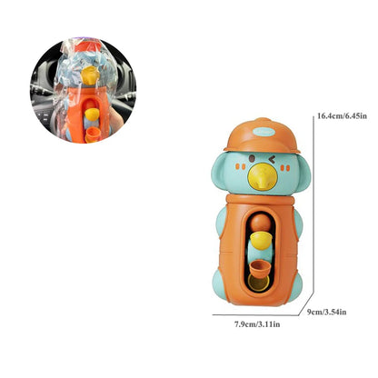 Cute Duck/Elephant Baby Shower Bath Toy, Water Play Spinner with Suction Cup Water wheel Games for Bath time