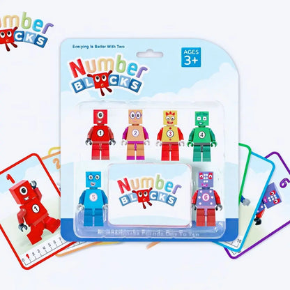 Numberblocks Assembly Model Toy Kids Math Learning Educational Building Set