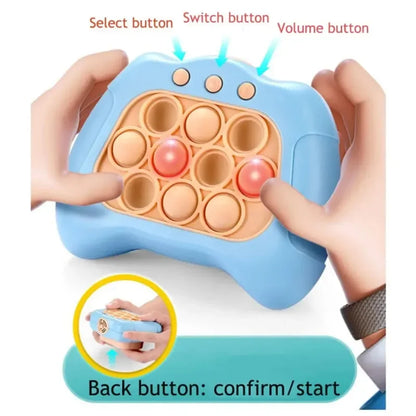 Electronic Push Pop‑Up Light‑Up Bubble Game, The Next Level of Sensory Fun