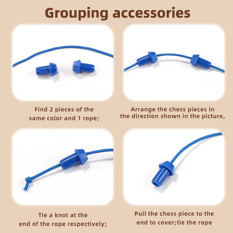 Twisted Rope Knots Untangle Stack Puzzle
