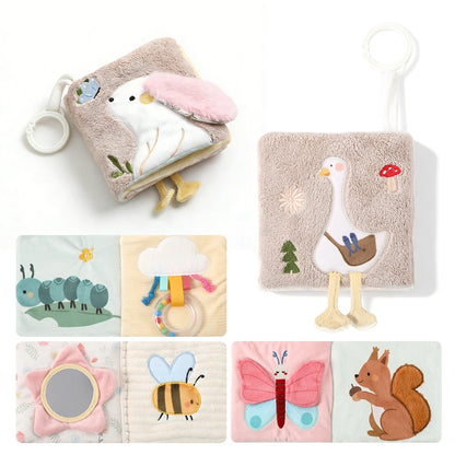 3D Montessori Sensory Cloth Book with Teether (0-36m)