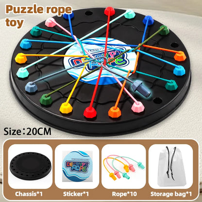 Twisted Rope Knots Untangle Stack Puzzle