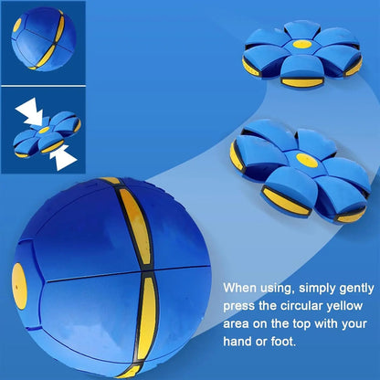 UFO Stomp Rocket Launcher & Flying Saucer Hop Ball – Outdoor Kids Toy