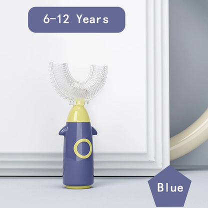 U-shaped Silicone Toothbrush for Children 1-12 Years