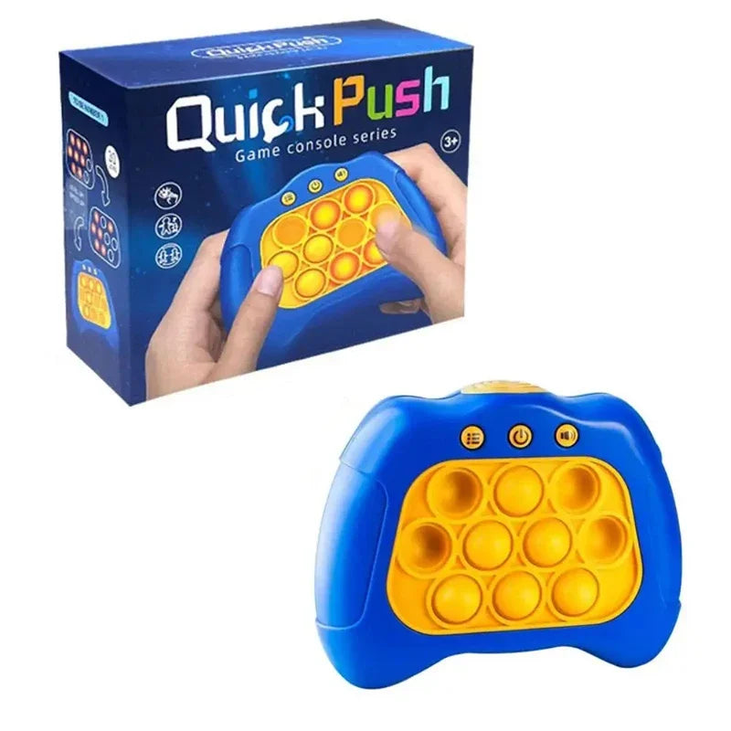 Electronic Push Pop‑Up Light‑Up Bubble Game, The Next Level of Sensory Fun