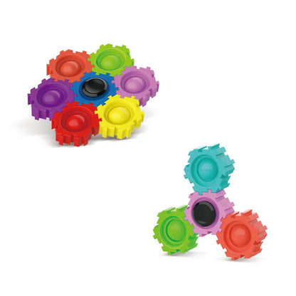 Push and Pop Gear Spinner Sensory Stress Relief  Toy